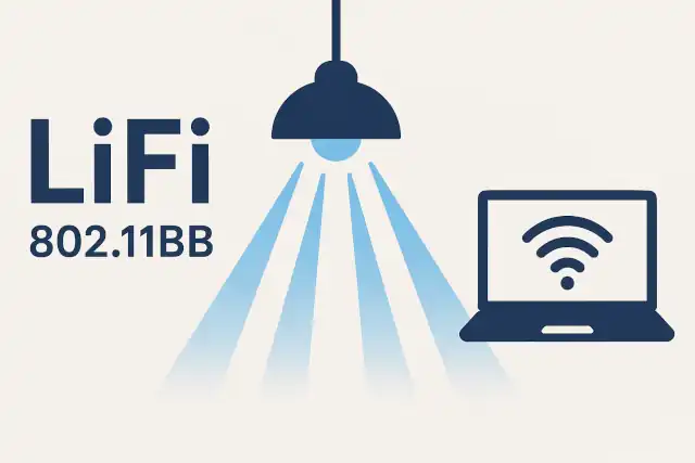 Li-Fi wireless transmission standard 802.11bb officially released: bandwidth up to 224GB/s. 