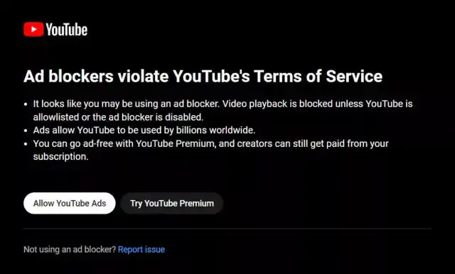 YouTube Declares War on Ad Blockers: Popup Reminders Before Video Playback