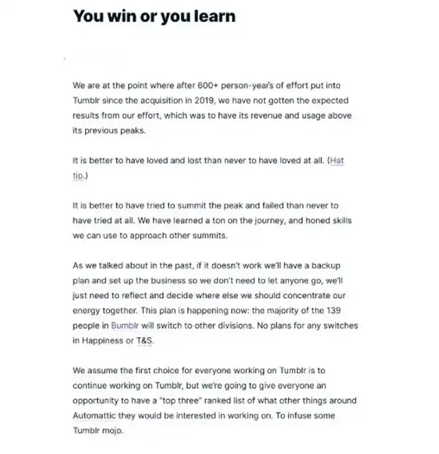 End of an Era: Tumblr Enters Maintenance Mode as Future Plans Unveiled