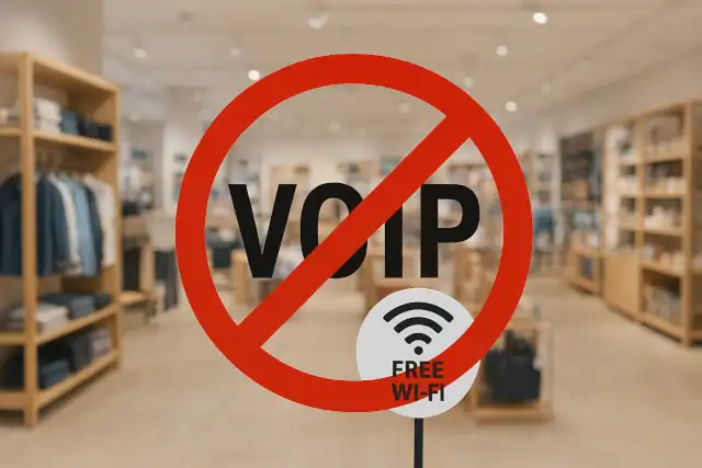 How to Use VoIP Phones on Store Wi-Fi When VoIP Data is Blocked. When VoIP is blocked, apps like WhatsApp calls, Skype, Zoom, FaceTime, Discord voice chat, and similar services may fail to connect or drop calls frequently.