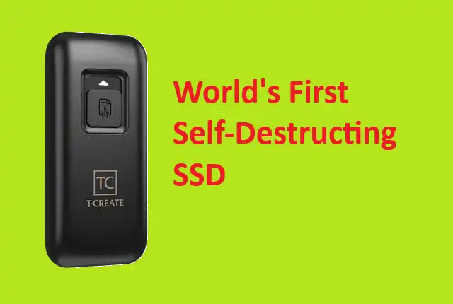 World's First Self-Destructing SSD: T-CREATE EXPERT P35S Enables One-Button Data Destruction