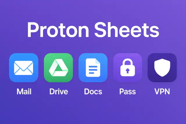 Proton Launches Encrypted Spreadsheet Tool to Challenge Tech Giants on Privacy. Privacy-focused service provider Proton has officially launched Proton Sheets, an encrypted spreadsheet tool positioned as a secure alternative to Microsoft Excel and Google Sheets.