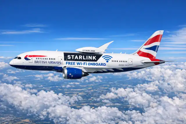 British Airways Brings Free Starlink Wi-Fi to the Skies — No Logins No Limits No Charge. The UK's flag carrier has become the first British airline to offer lightning-fast satellite internet at 38,000 feet, free for every passenger in every cabin — including voice and video calls.